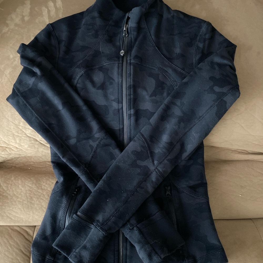 Women's Black Camouflage Jacket